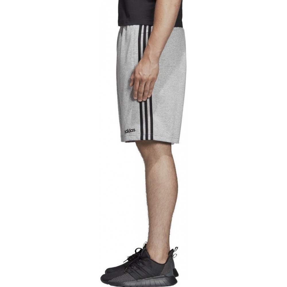 Adidas Essentials 3 Stripes Ανδρική Βερμούδα γκρι DU7831