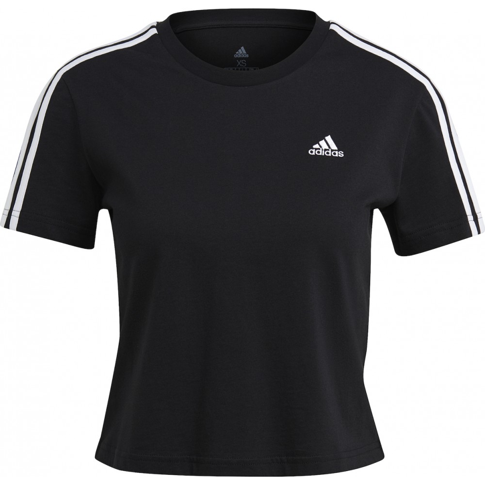 Adidas Essentials Loose 3-stripes Γυναικεία Μπλούζα μαύρο GL0777