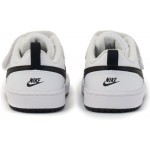 Nike Court Borough Low 2 Βρεφικά Παπούτσια λευκό BQ5453-104