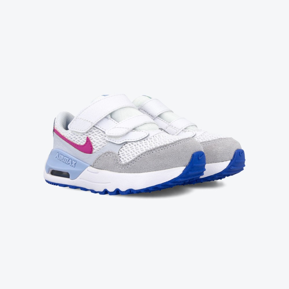 Nike Air Max System Βρεφικά Παπούτσια λευκό DQ0286-105