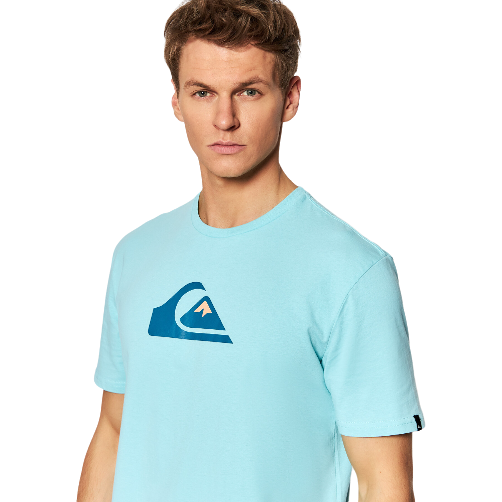 Quiksilver Comp Ανδρικό T-shirt σιέλ EQYZT06534-BGD0